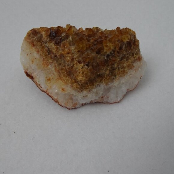 Citrine Geode Crystal ?? 10.5 oz 4" Long Mineral Specimen Quartz Crystal Healing - Picture 4 of 12